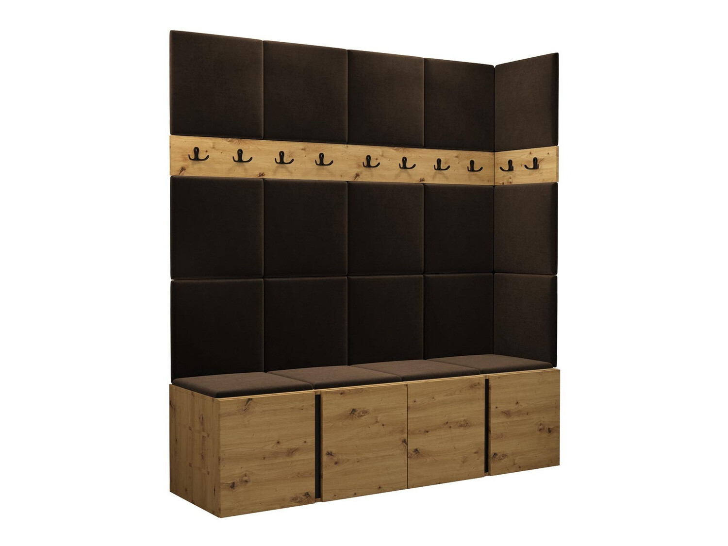 Flurgarnitur Pinis II (Artisan Eichenholzoptik)