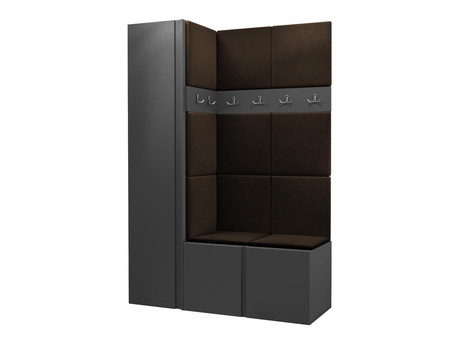 Flurgarnitur Pinis IX (Graphit)