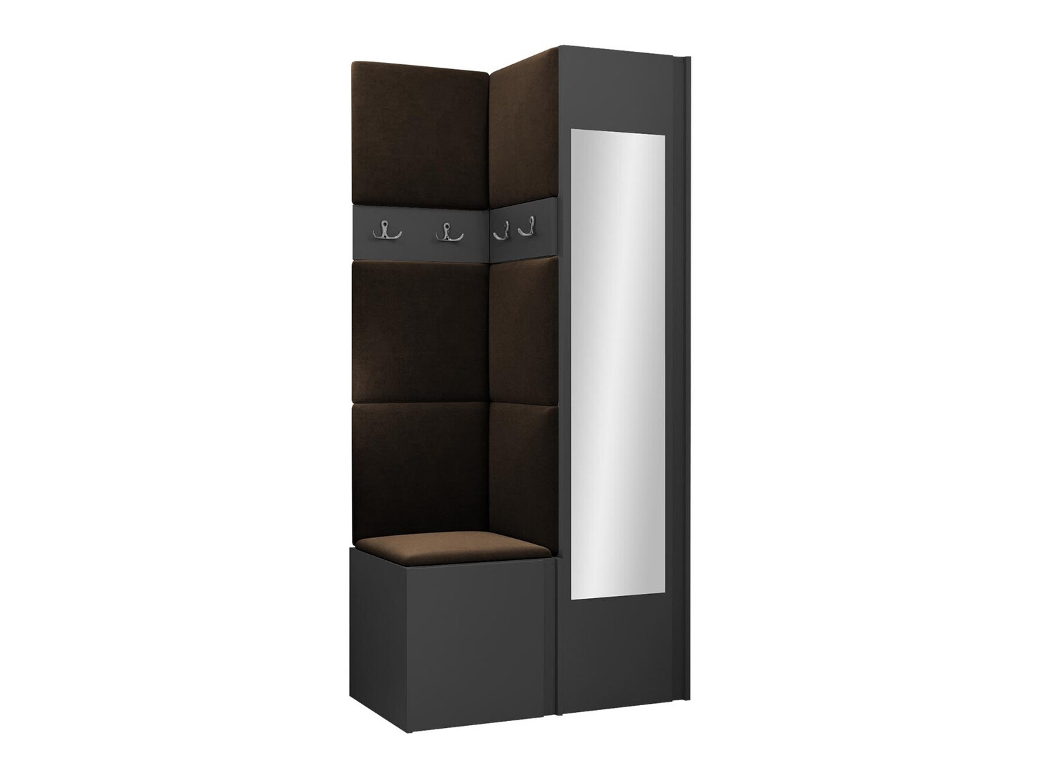 Flurgarnitur Pinis XXV (Graphit)