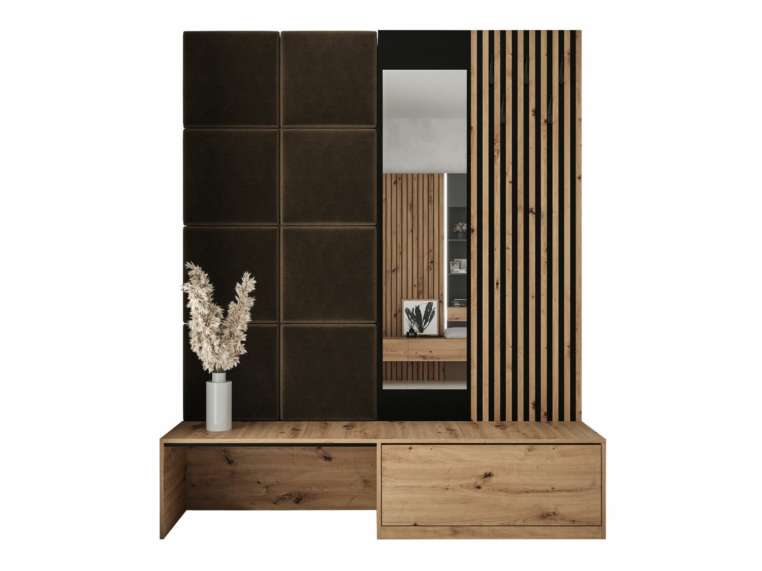 Flurgarnitur Fabor (Artisan Eichenholzoptik + Manila 04)