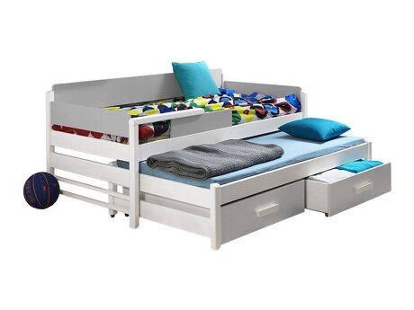 Bett Henderson 121 (Weiß + Grau)