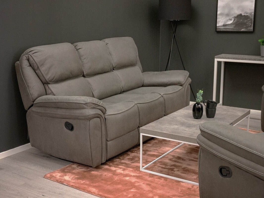 Sofa mit Liegefunktion Dallas 4724 (Grau)