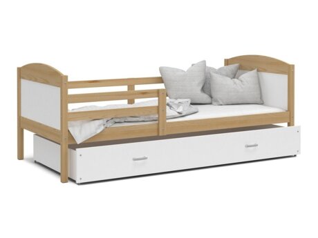Bett Aurora 128 (Kiefernholzoptik)