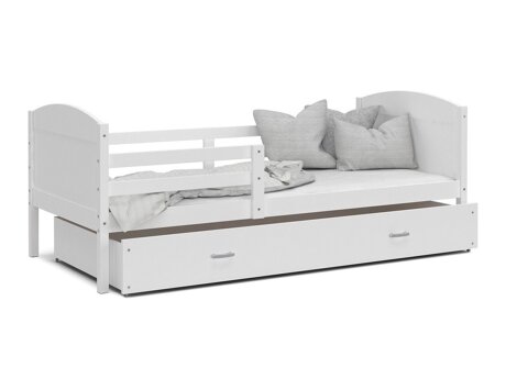 Bett Aurora 128 (Weiß)