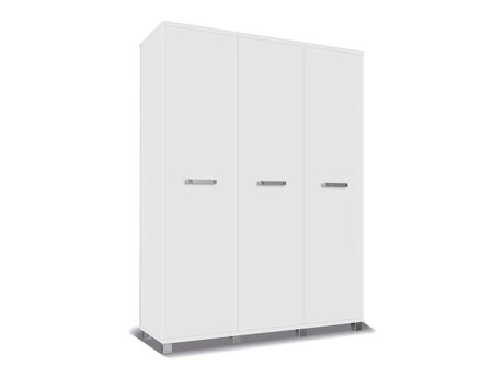 Kleiderschrank Cirevau 105 (Weiß)