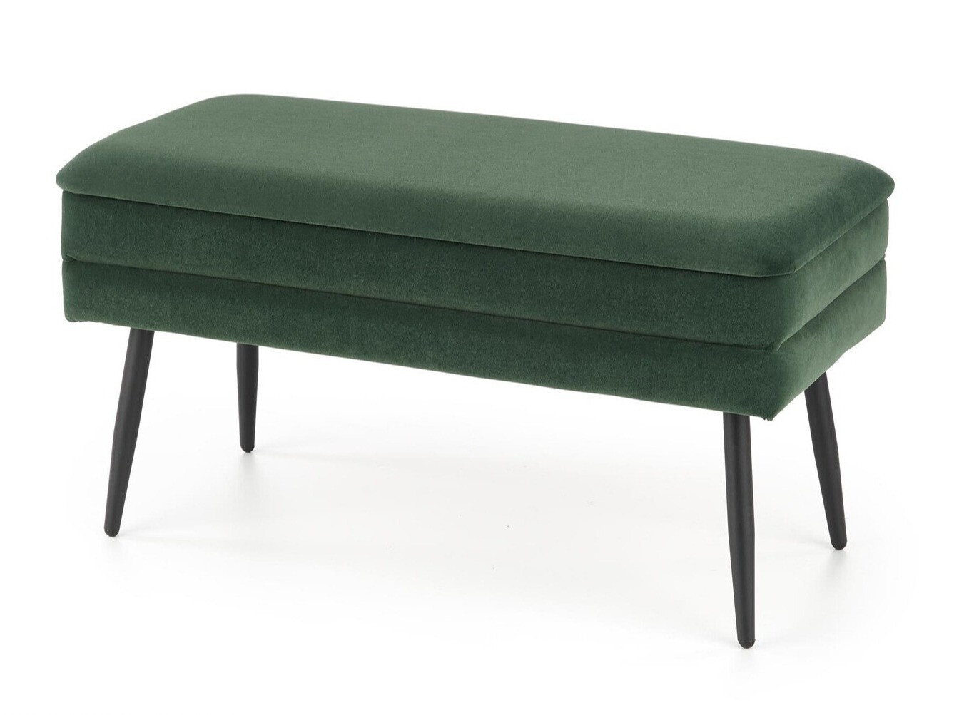 Polsterbank Houston 1255 (Dunkelgrün + Schwarz)