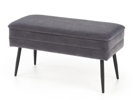 Polsterbank Houston 1255 (Grau + Schwarz)