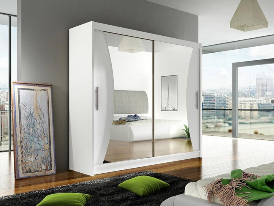 Kleiderschrank Closico Pallor V (Weiß)