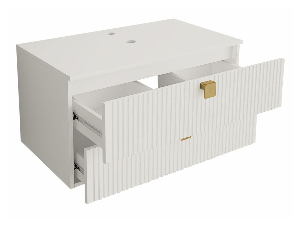 Hängeschrank für Waschbecken Orlvera 102 (Schwarz)