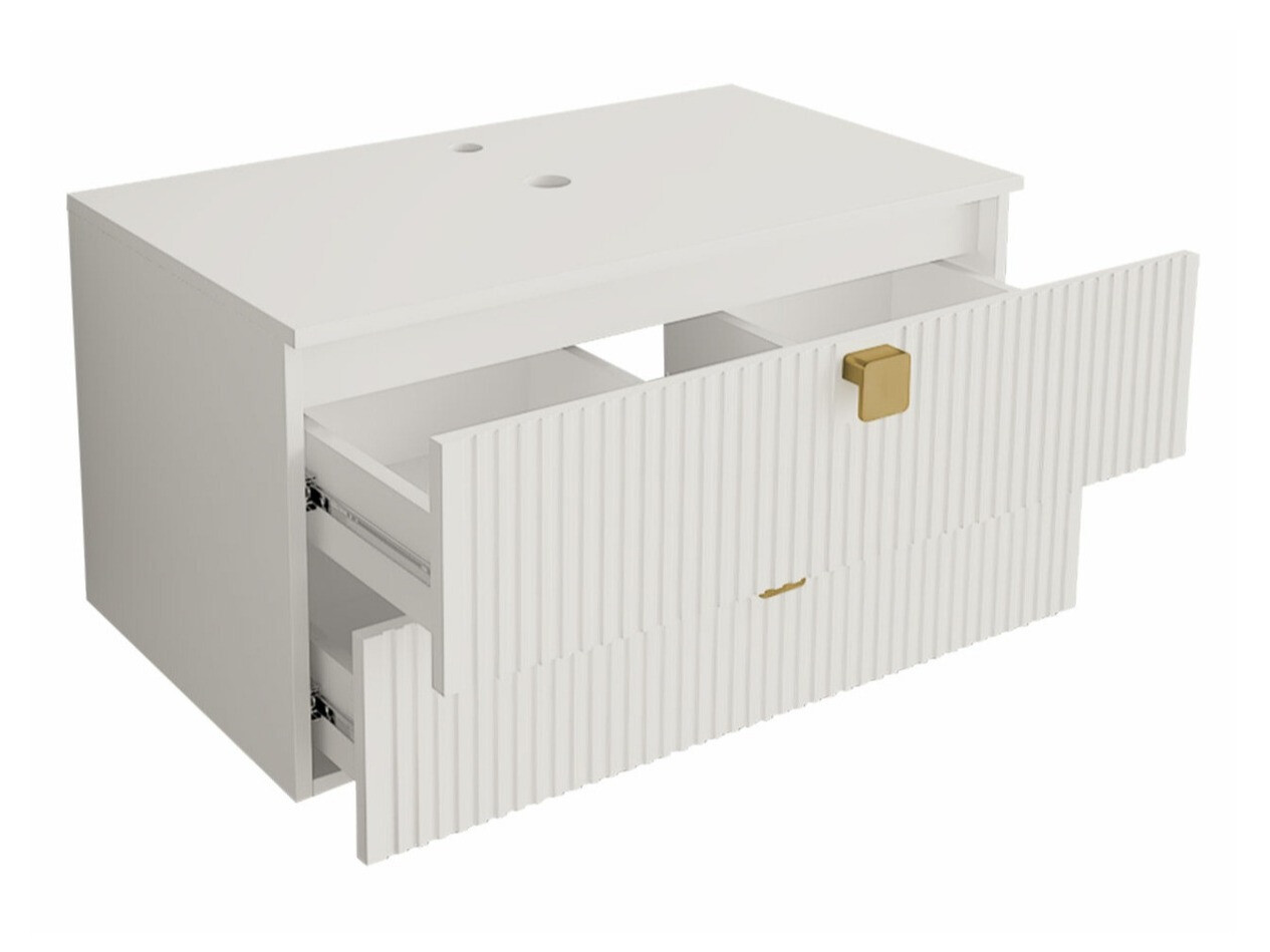 Hängeschrank für Waschbecken Panium (Weiß)