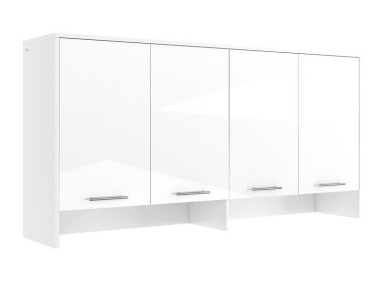 Sideboard Concept Pro Lenart II (Weiß + Weiß glänzend)