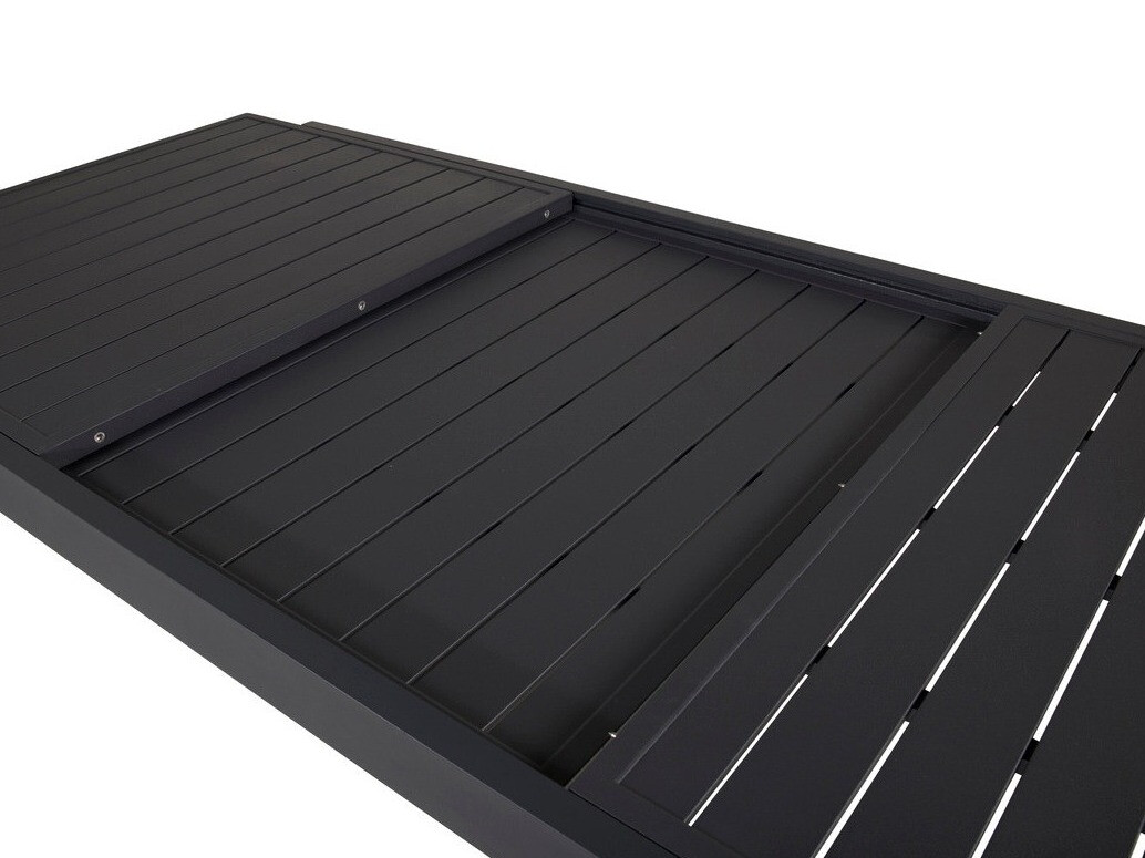 Tisch und Stühle Dallas 3783 (Grau + Schwarz)