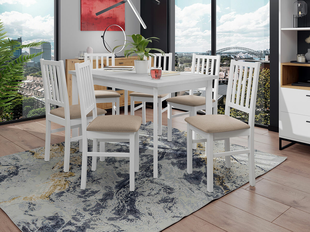 Essgruppe Victorville 264 (Weiß)