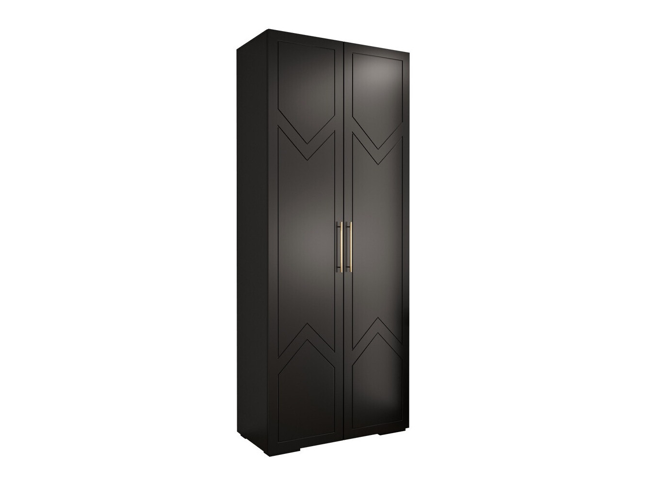 Kleiderschrank Hartford 411 (Schwarz)