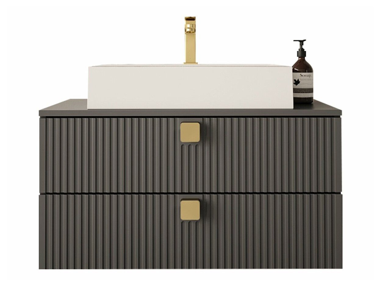 Hängeschrank für Waschbecken Panium (Grau)