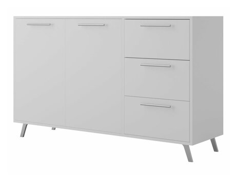 Kommoden Dortivu 118 (Weiß + Silber)