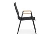 Tisch und Stühle Comfort Garden 1527 (Schwarz)
