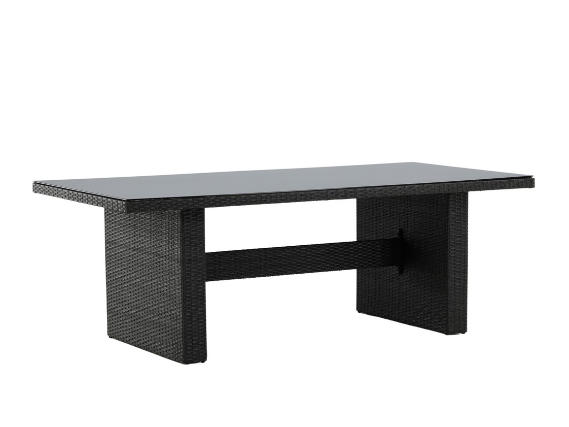 Tisch und Stühle Dallas 3845 (Schwarz)