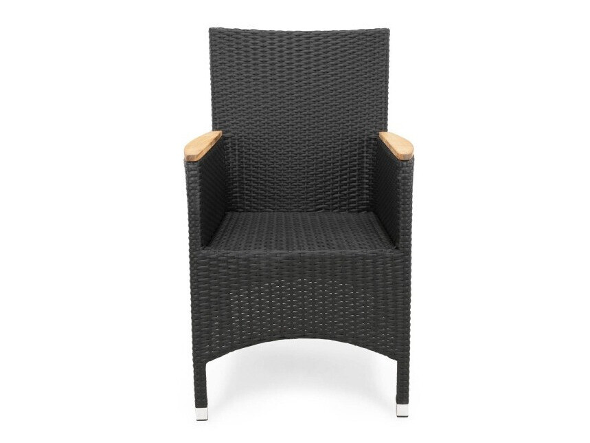 Gartensessel deNoord 273 (Schwarz + Hellbraun)