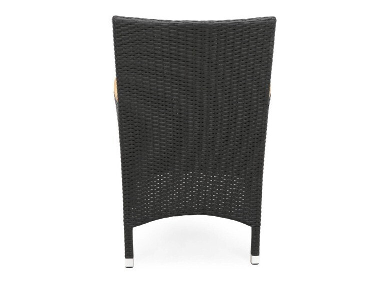 Gartensessel deNoord 273 (Schwarz + Hellbraun)