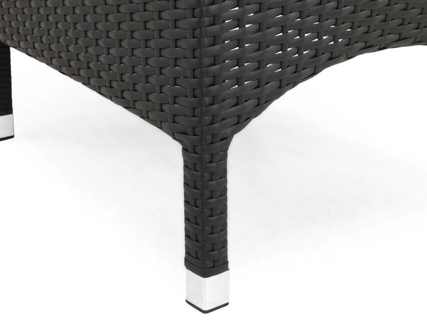 Gartensessel deNoord 273 (Schwarz + Hellbraun)