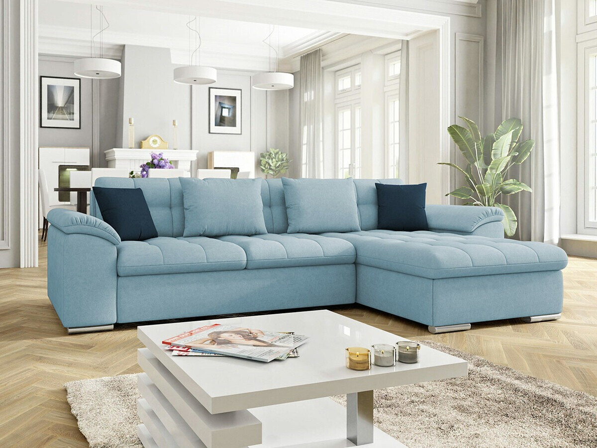 Ecksofa Comfivo 107 (Uttario Velvet 2960 + Uttario Velvet 2967)