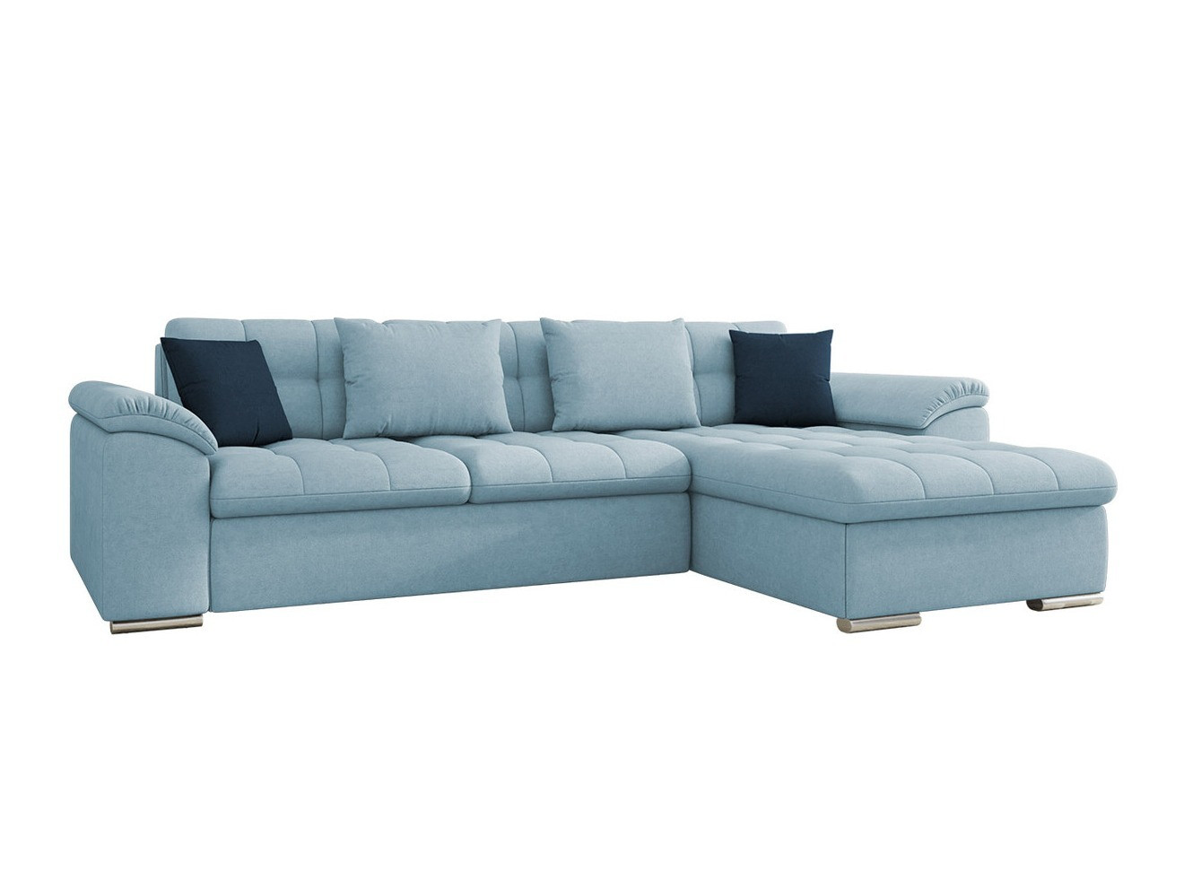 Ecksofa Comfivo 107 (Uttario Velvet 2960 + Uttario Velvet 2967)