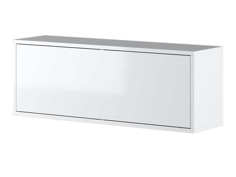 Hängeschrank Concept Pro Lenart II (Weiß glänzend + Weiß)