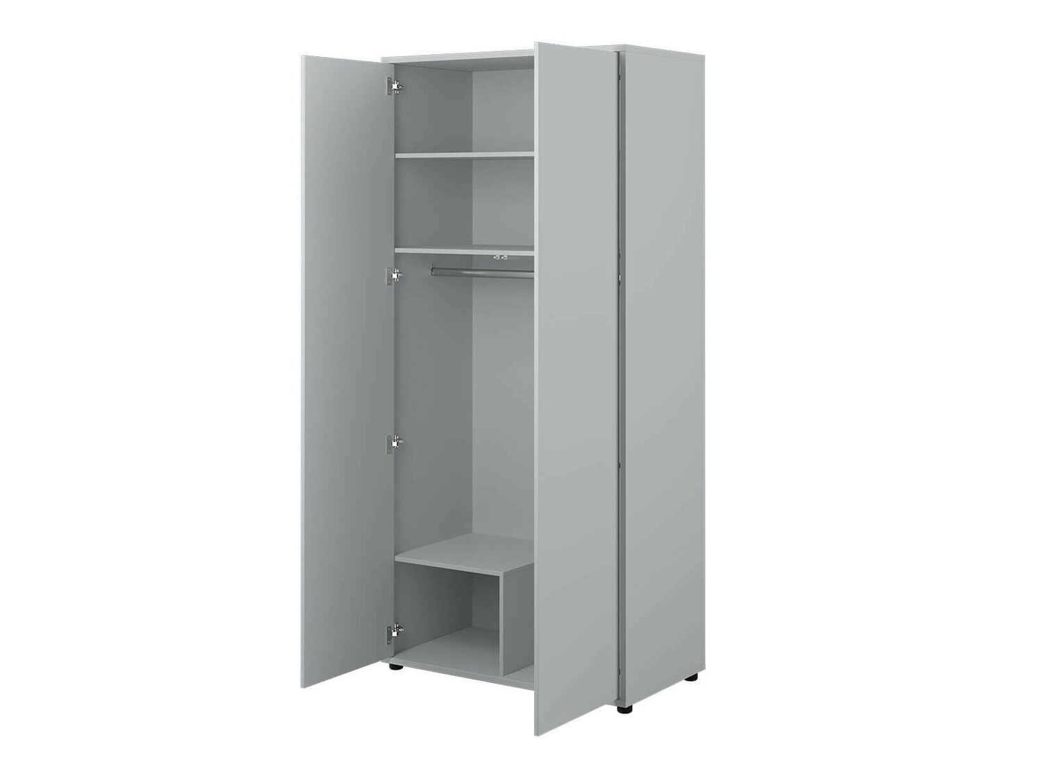 Kleiderschrank Concept Pro Lenart (Grau)