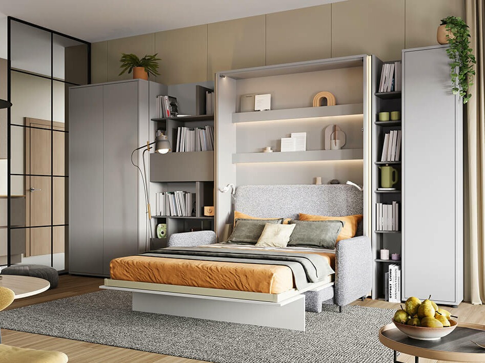 Kleiderschrank Concept Pro Lenart (Weiß)