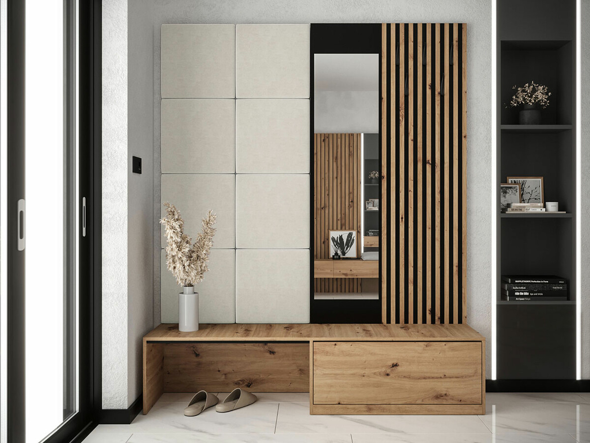 Flurgarnitur Fabor (Artisan Eichenholzoptik + Manila 02)