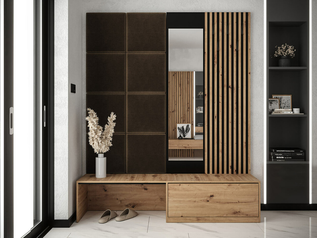Flurgarnitur Fabor (Artisan Eichenholzoptik + Manila 04)