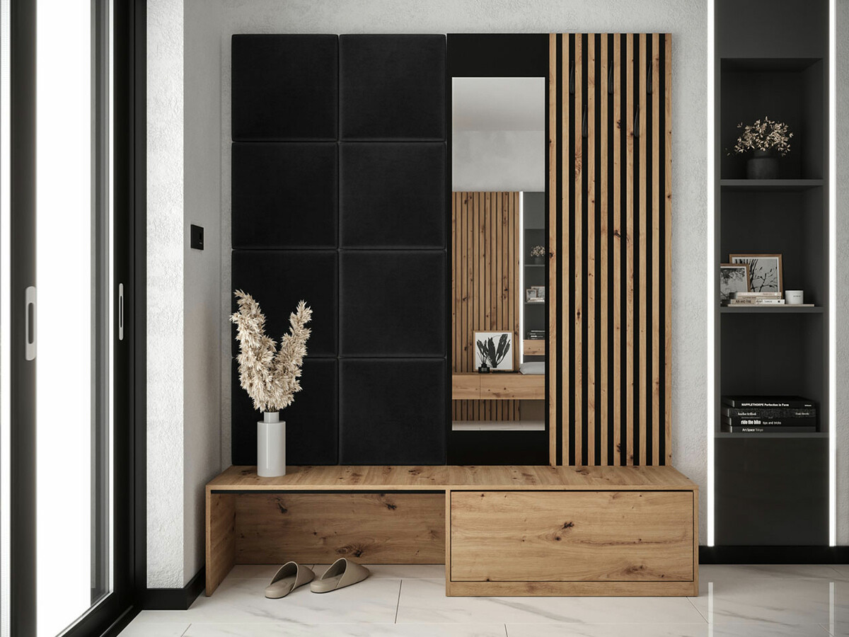 Flurgarnitur Fabor (Artisan Eichenholzoptik + Manila 18)