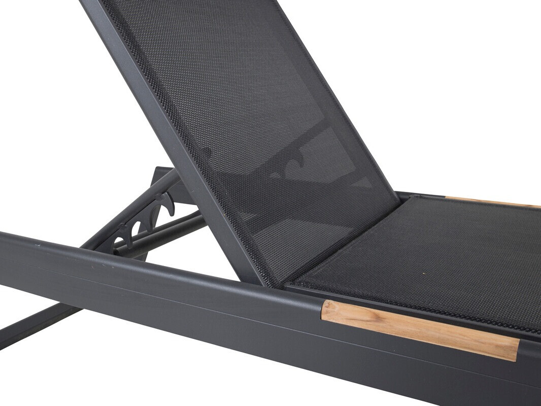 Garten-Loungesessel Dallas 1082 (Schwarz)