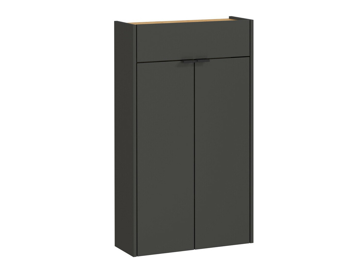 Schuhregal Cirsale 101 (Graphit + Navarra eichenholzoptik)