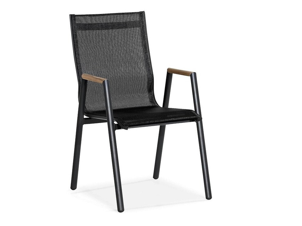 Tisch und Stühle Comfort Garden 1585 (Schwarz)