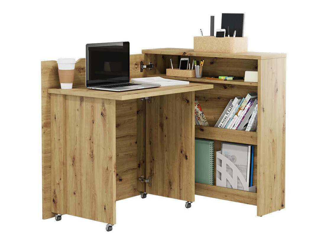 Eckschreibtisch Concept Pro Lenart Levfere 156 (Artisan Eichenholzoptik)