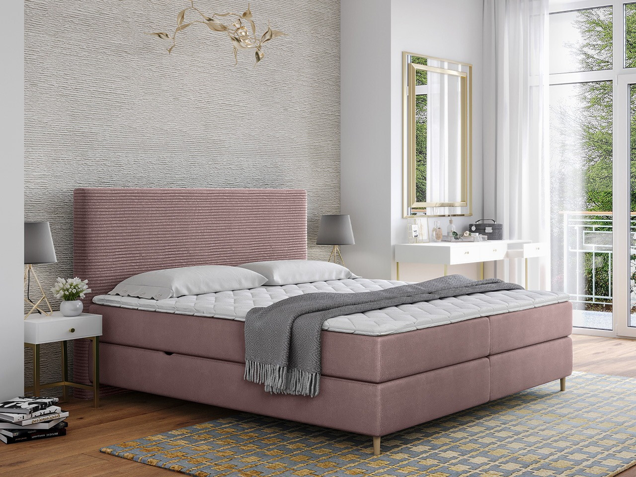 Boxspringbett ComfiDream Miraara (Poso 27 + Kronos 27)