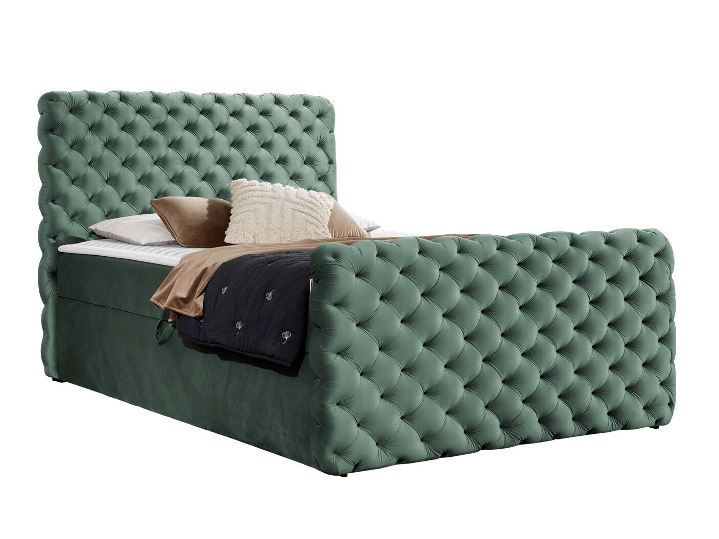 Boxspringbett Baltimore 186 (Velluto 13)