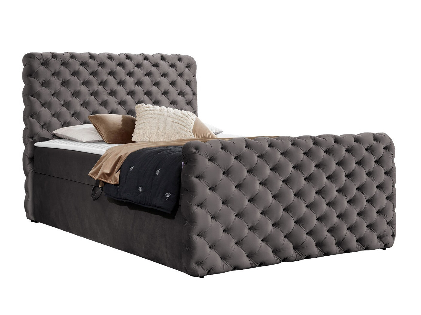 Boxspringbett Baltimore 186 (Velluto 17)
