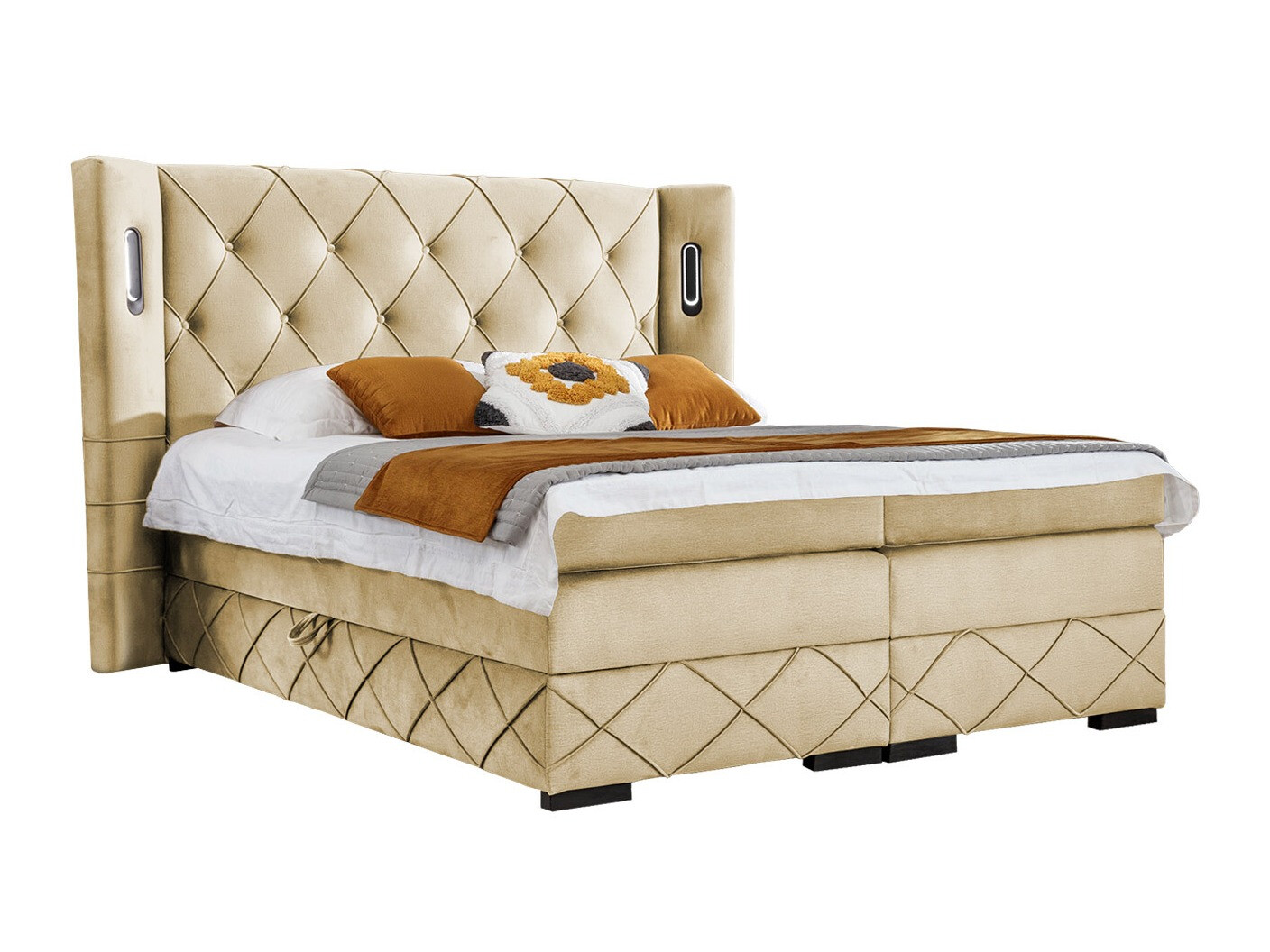 Boxspringbett Baltimore 187 (Kameleon 04)