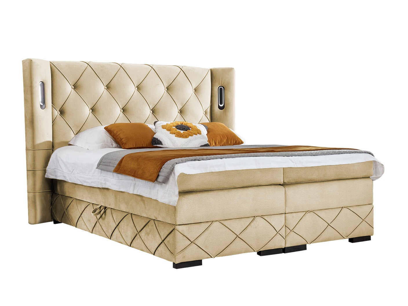 Boxspringbett Historia (Kameleon 04)