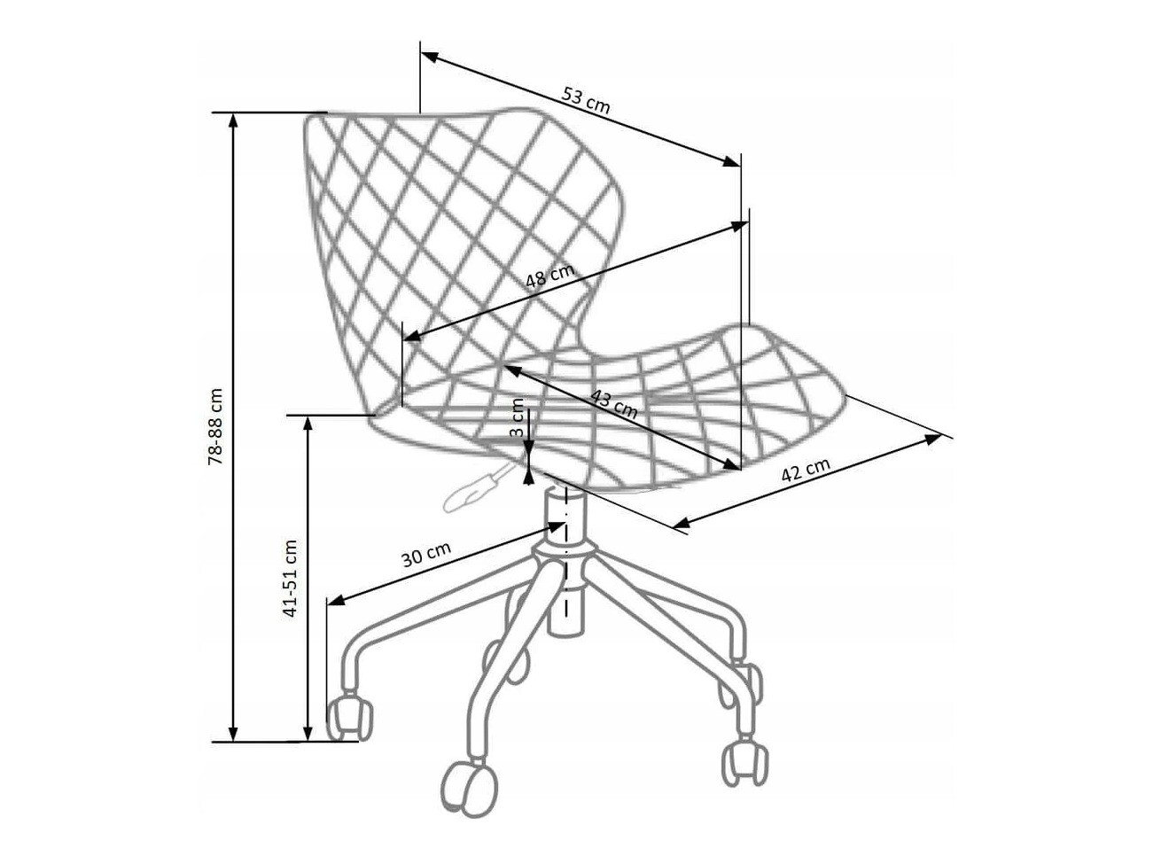 Kinderstuhl Houston 991 (Grau)