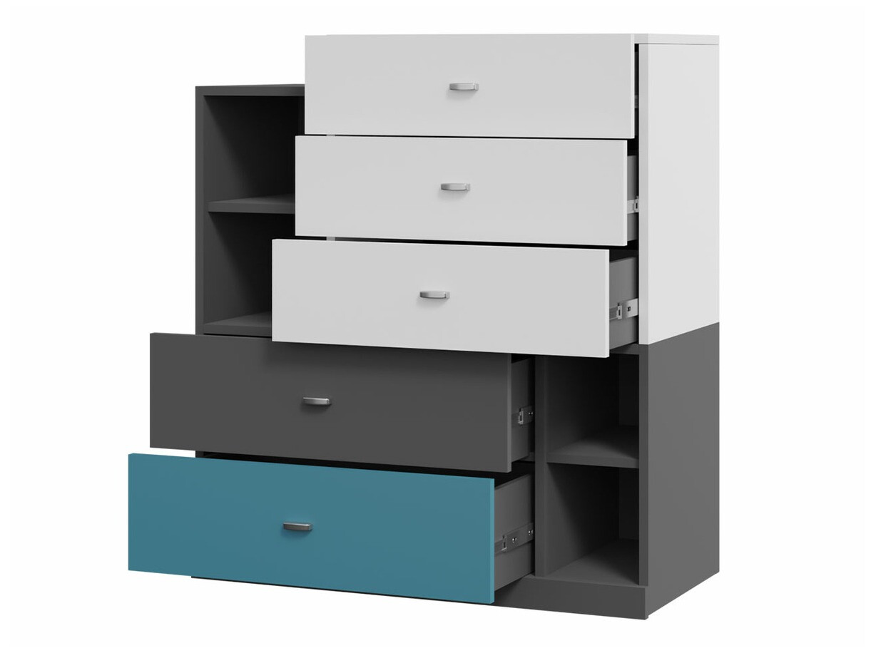 Kommoden Omaha F118 (Graphit + Grau)