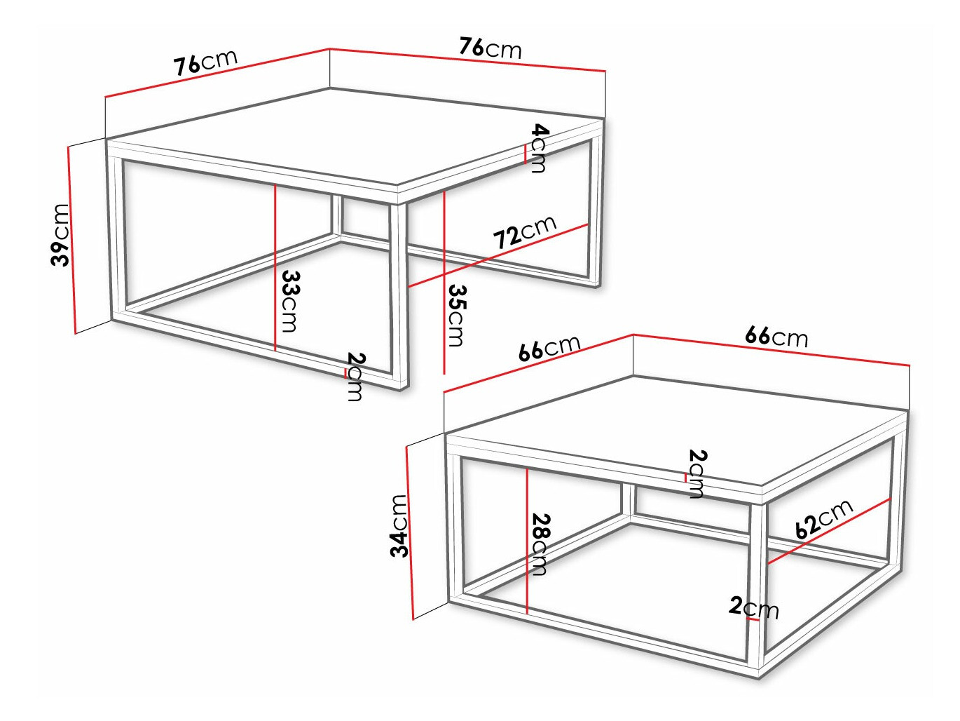 Couchtischset Oswego 102 (Weißer Marmor + Gold)