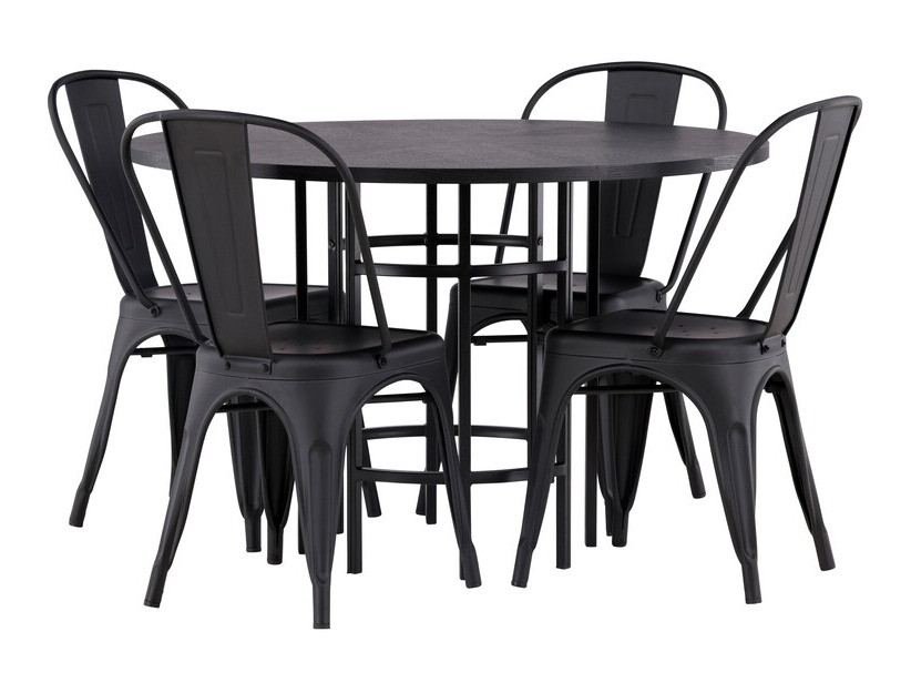 Essgruppe Dallas 3921 (Schwarz)