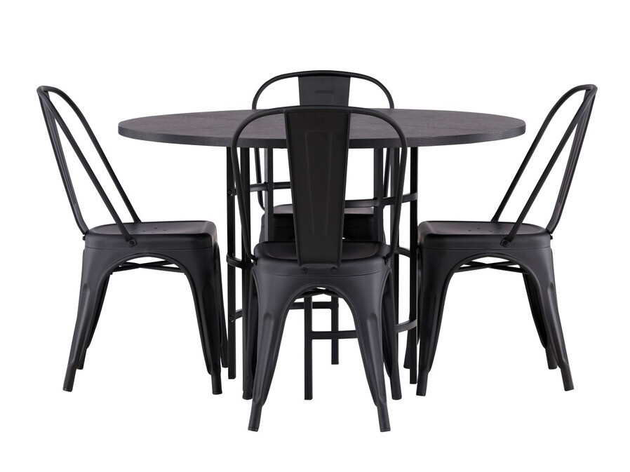 Essgruppe Dallas 3921 (Schwarz)