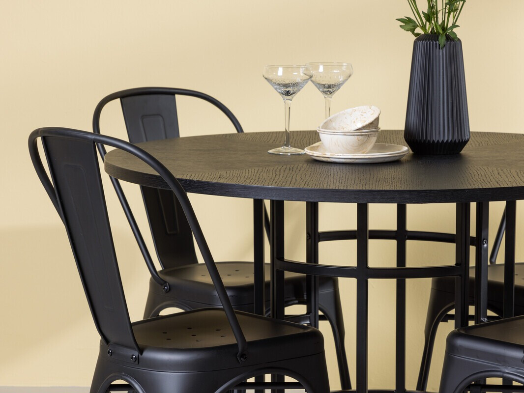 Essgruppe Dallas 3921 (Schwarz)