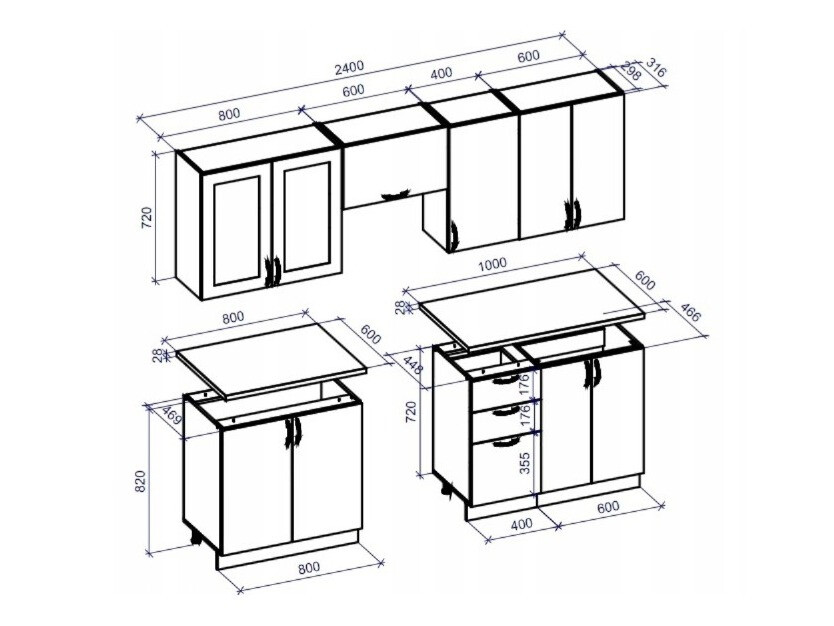 Küchenset Houston Lumen II