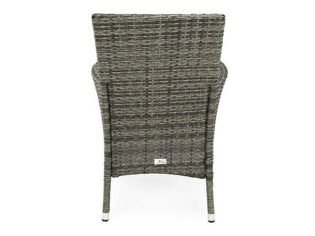 Tisch und Stühle Comfort Garden 1430 (Grau + Weiß)